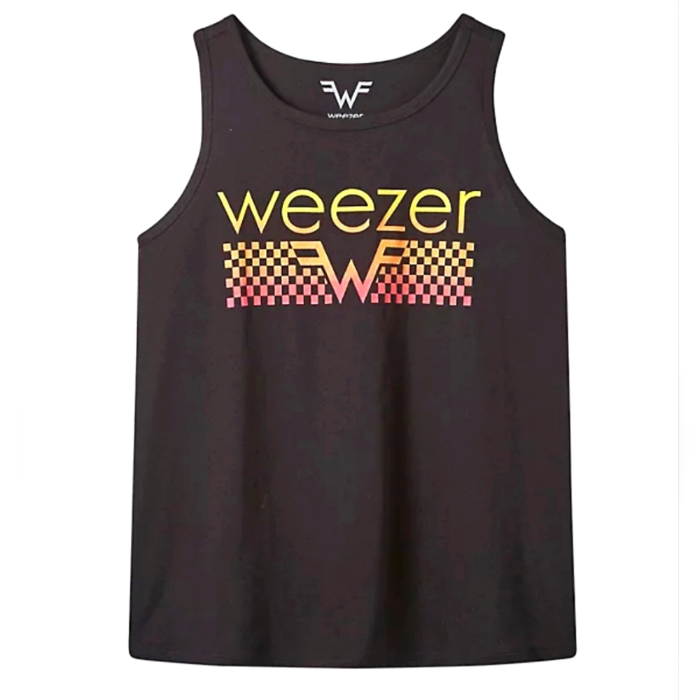 Torrid Weezer Classic Fit Crew Tank Black Band Tee T Shirt Size 2X 18/20 NWT